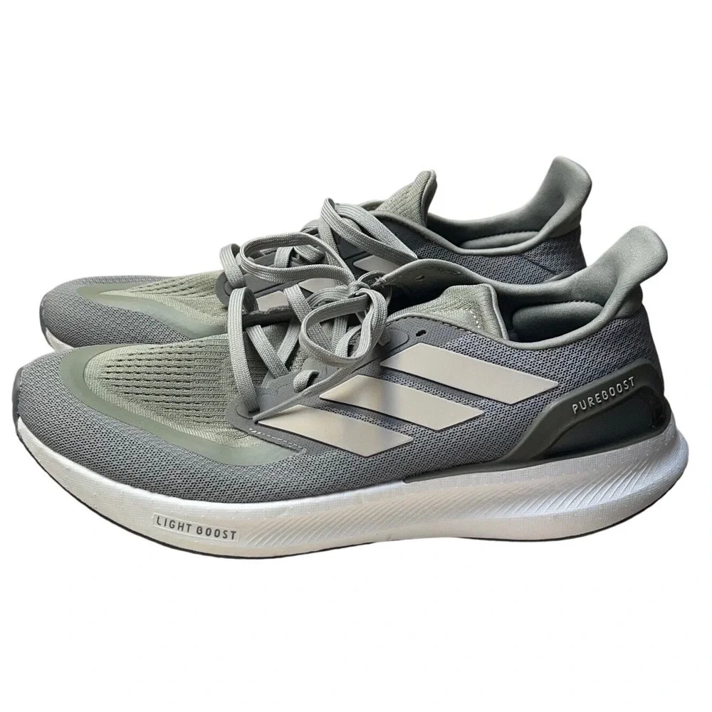 Adidas‎ Pureboost 5 Running Shoes 10.5 Olive Green Light Boost New Blokelore